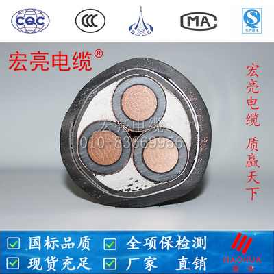 宏亮电缆厂家直销全项保检测ZRCYJY22 8.7/15KV 3*300北京局标